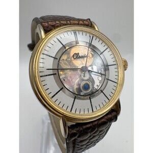 Vintage "Classic" Gold Tone Skeleton Manual Wind Watch